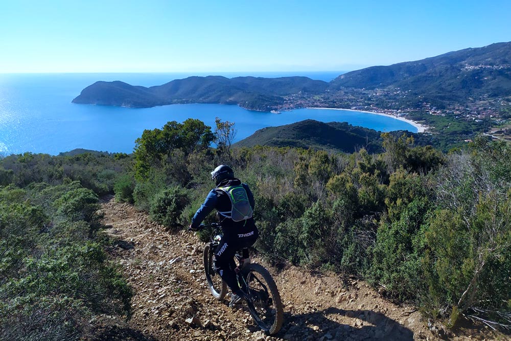 Mountain bike all'Elba
